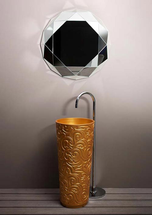 Vrijstaande wastafel van Regia