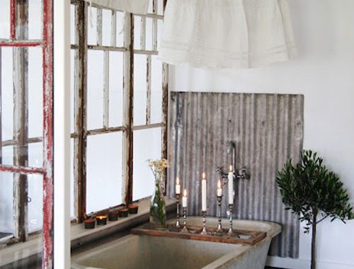 Vintage badkamer met heerlijke sfeer