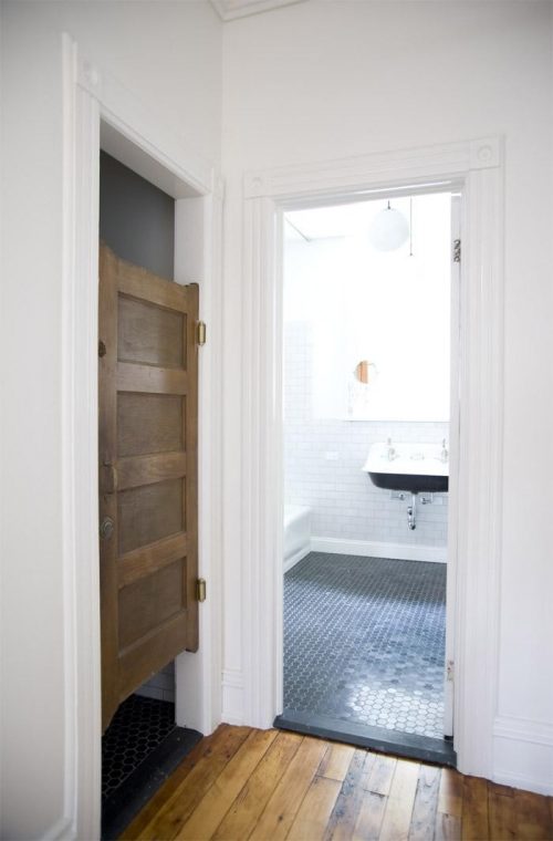 Vintage kinderbadkamer