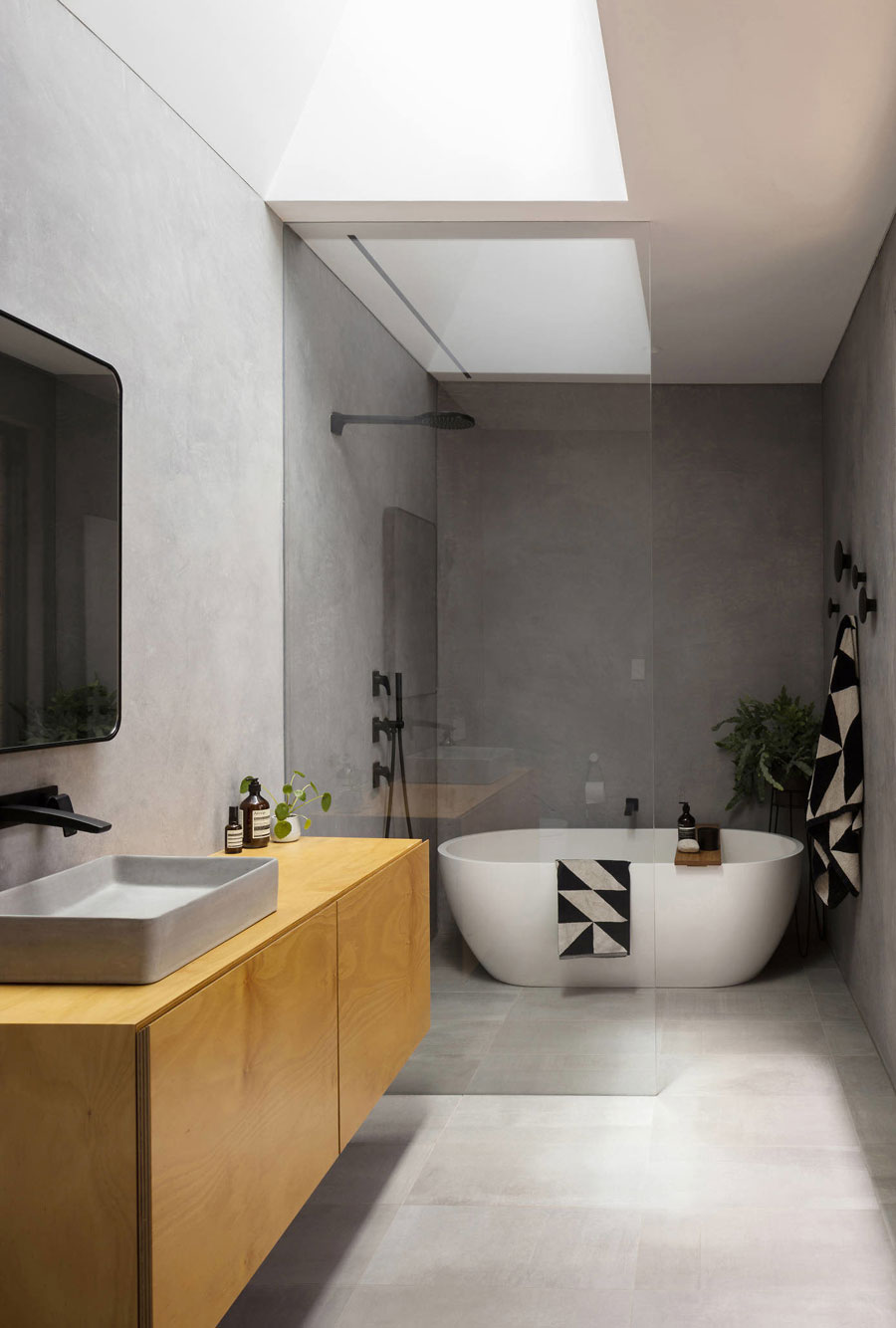 voordelen tegels badkamer betonlook