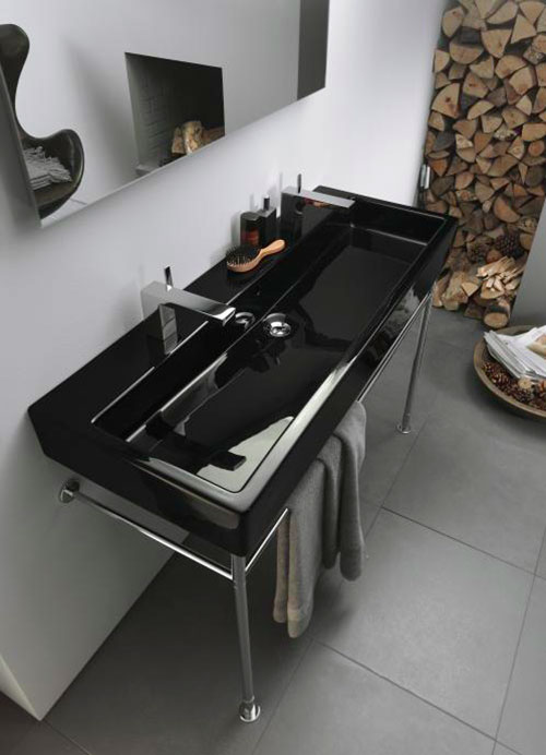 Zwarte wastafels